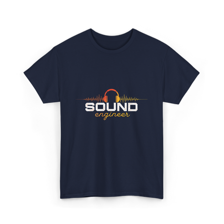 Sound Engineer Audio Music T-Shirt - Navy