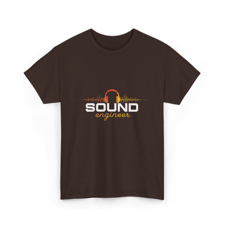 Sound Engineer Audio Music T-Shirt - Dark Chocolate