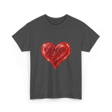 Sparkling Heart Love T-Shirt - Dark Heather