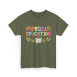 Special Education Awareness Education T-Shirt - Military Green