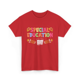 Special Education Awareness Education T-Shirt - Red