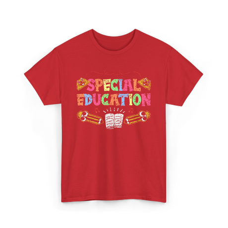 Special Education Awareness Education T-Shirt - Red