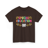 Special Education Awareness Education T-Shirt - Dark Chocolate