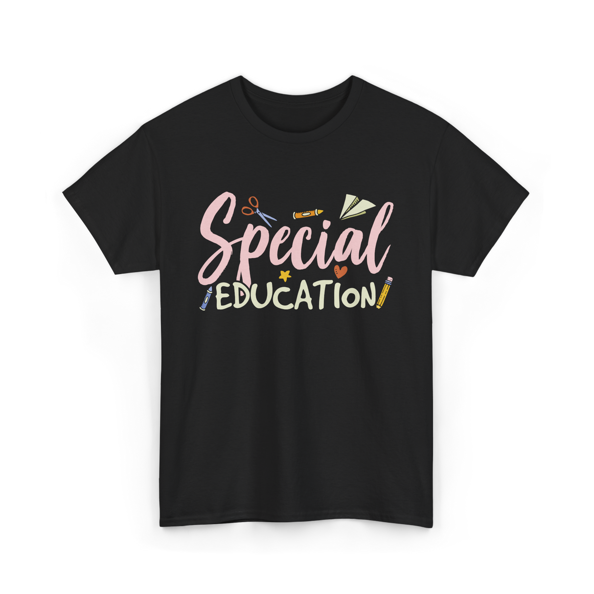 Special Education Education Teacher T-Shirt - Black