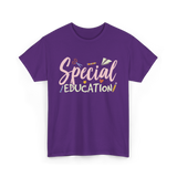 Special Education Education Teacher T-Shirt - Purple