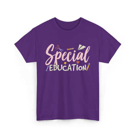 Special Education Education Teacher T-Shirt - Purple