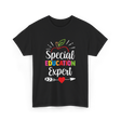 Special Education Expert Teacher Awareness T-Shirt - Black