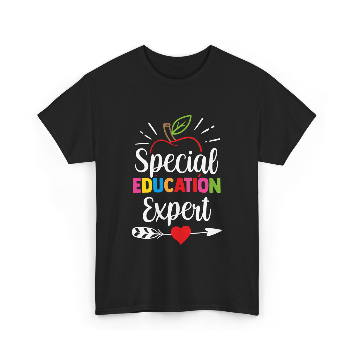 Special Education Expert Teacher Awareness T-Shirt - Black