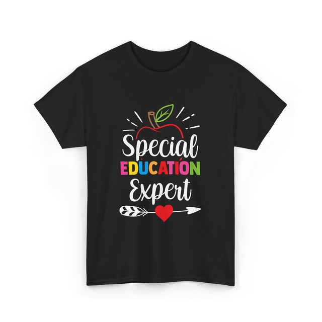 Special Education Expert Teacher Awareness T-Shirt - Black