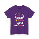 Special Education Expert Teacher Awareness T-Shirt - Purple