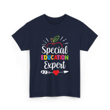 Special Education Expert Teacher Awareness T-Shirt - Navy