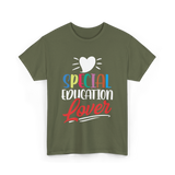 Special Education Lover Education T-Shirt - Military Green