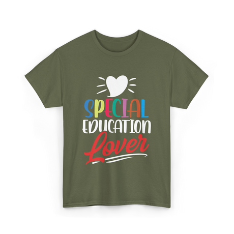 Special Education Lover Education T-Shirt - Military Green