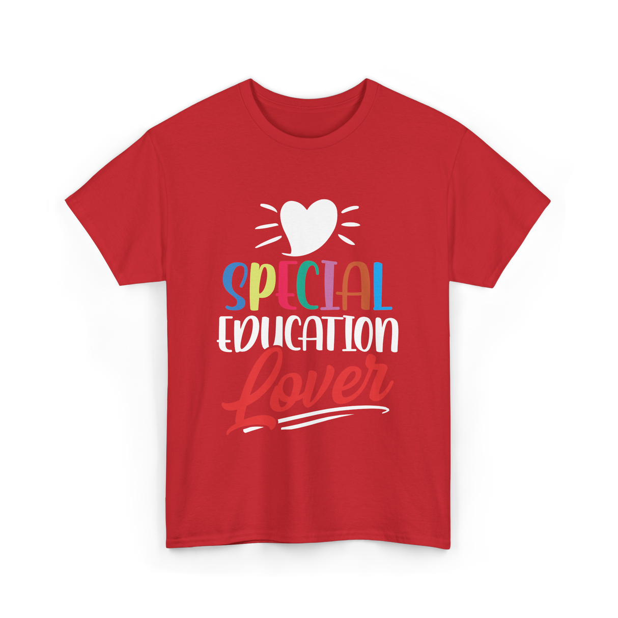 Special Education Lover Education T-Shirt - Red