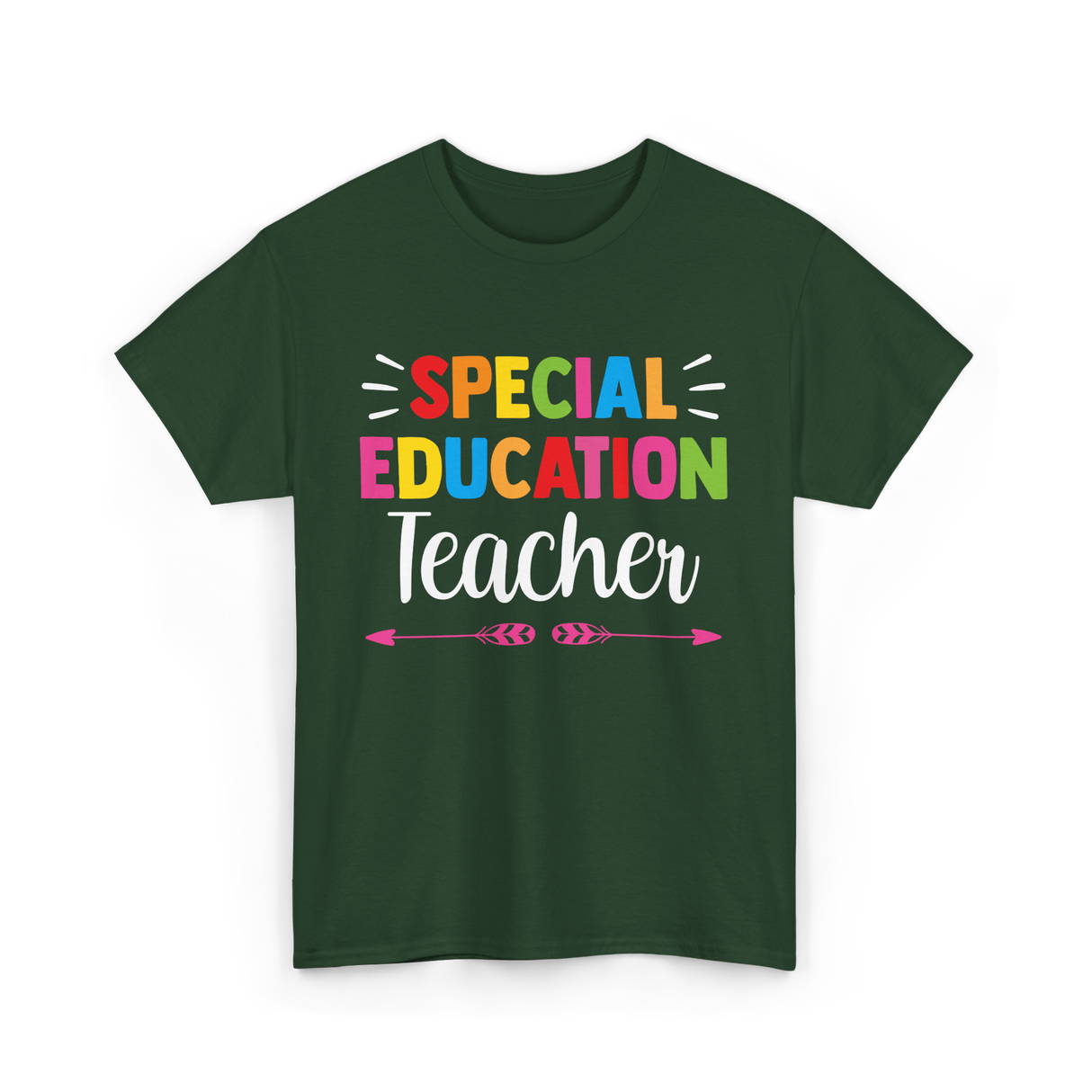 Special Education Teacher T-Shirt - Forest Green