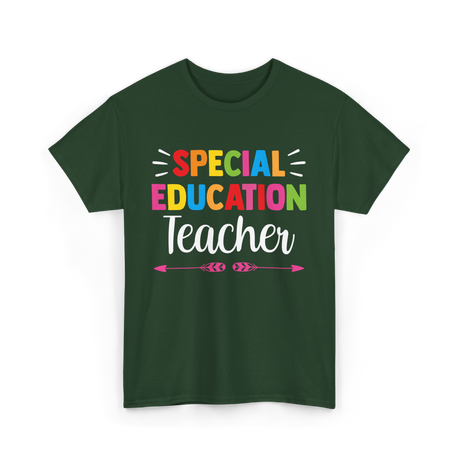 Special Education Teacher T-Shirt - Forest Green