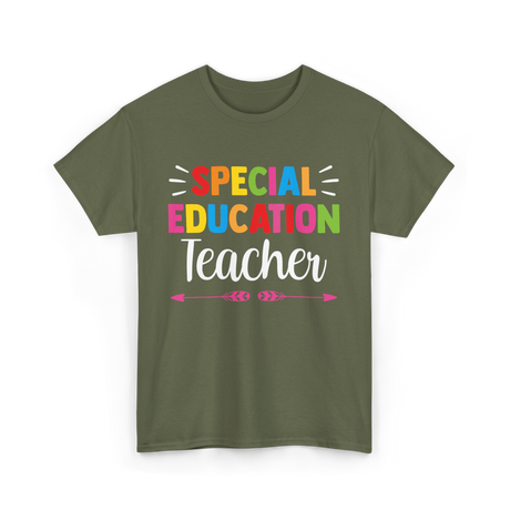 Special Education Teacher T-Shirt - Military Green