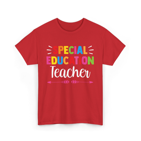 Special Education Teacher T-Shirt - Red