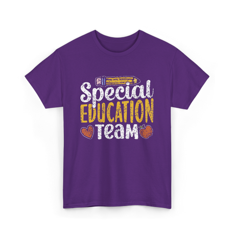 Special Education Team Educator T-Shirt - Purple