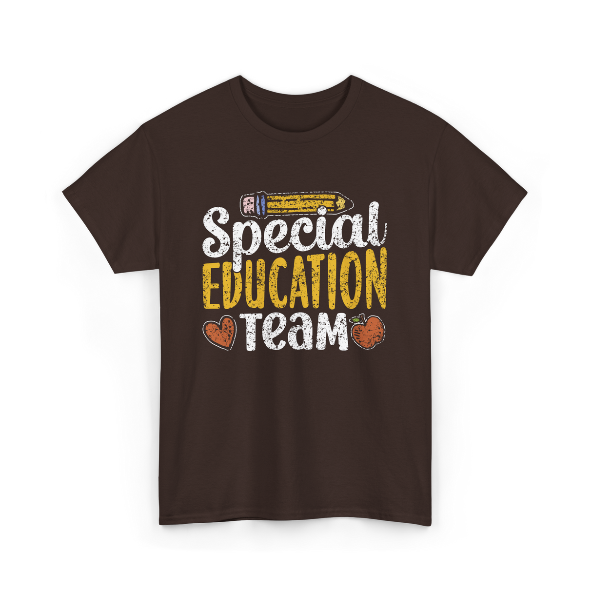 Special Education Team Educator T-Shirt - Dark Chocolate