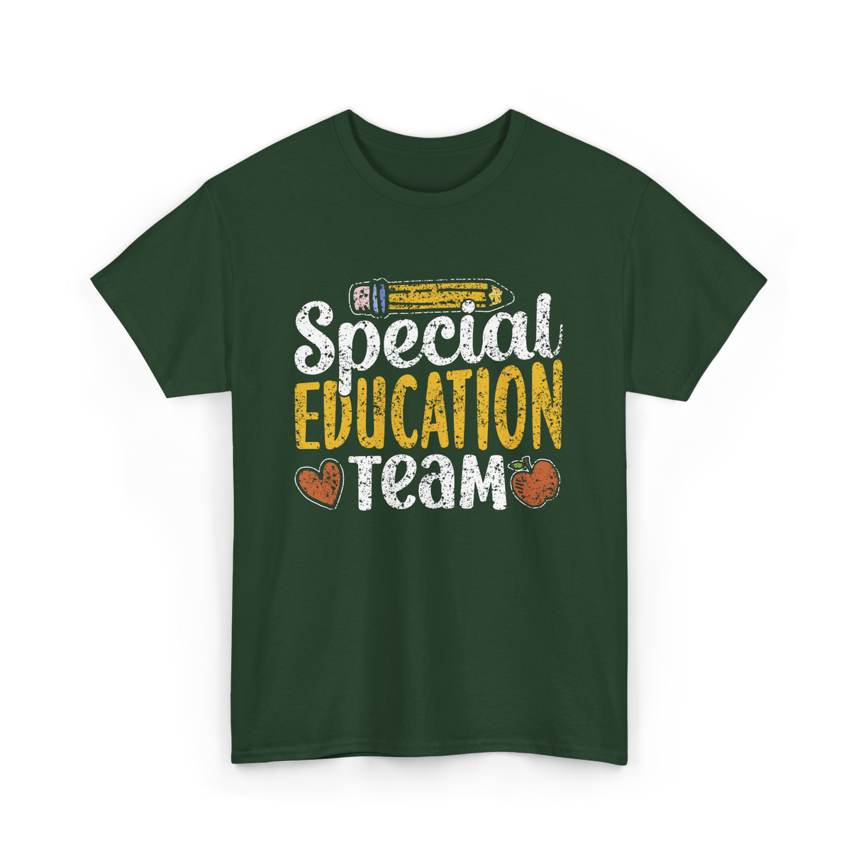 Special Education Team Educator T-Shirt - Forest Green