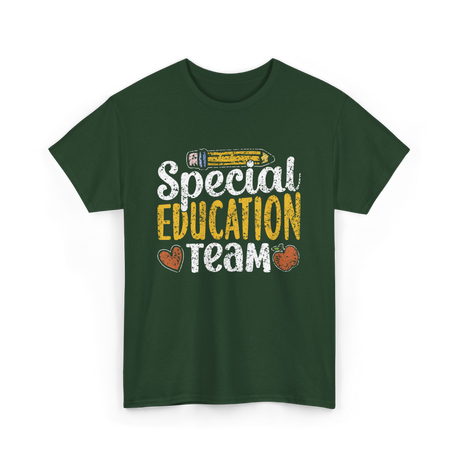 Special Education Team Educator T-Shirt - Forest Green