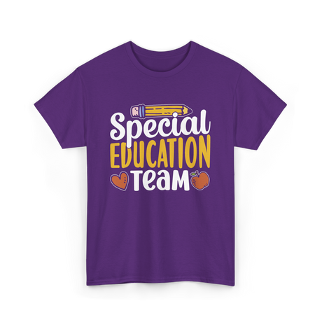 Special Education Team Educators T-Shirt - Purple