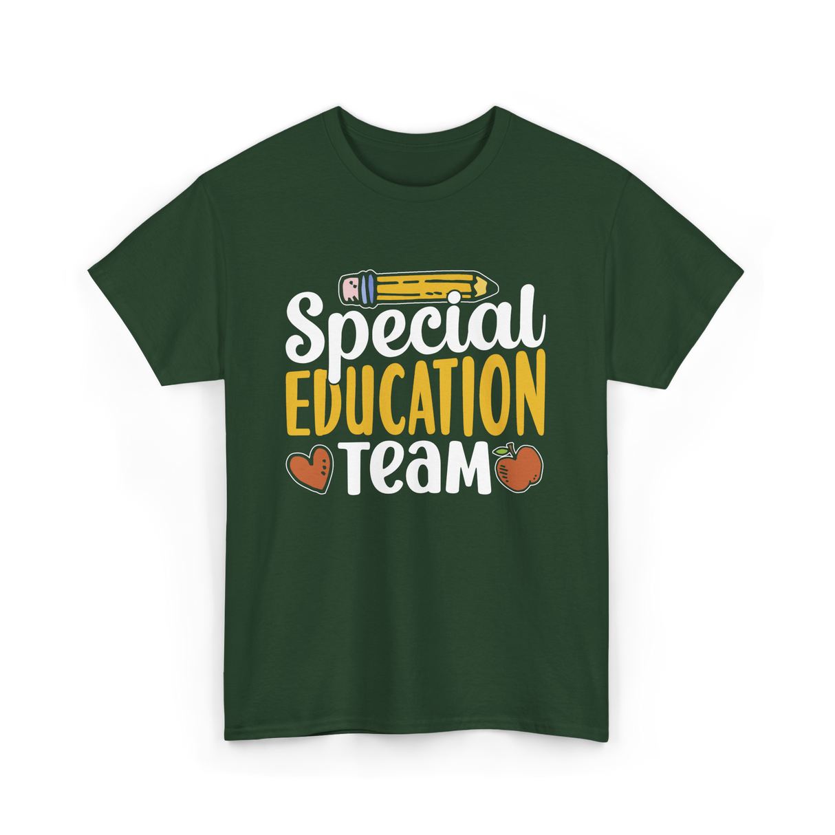 Special Education Team Educators T-Shirt - Forest Green