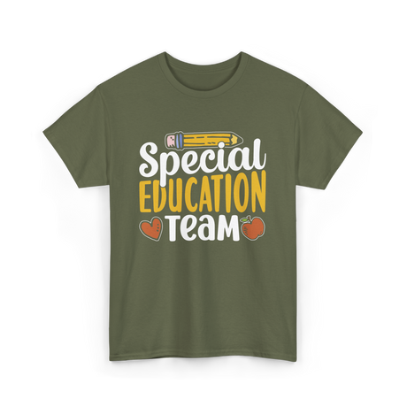 Special Education Team Educators T-Shirt - Military Green