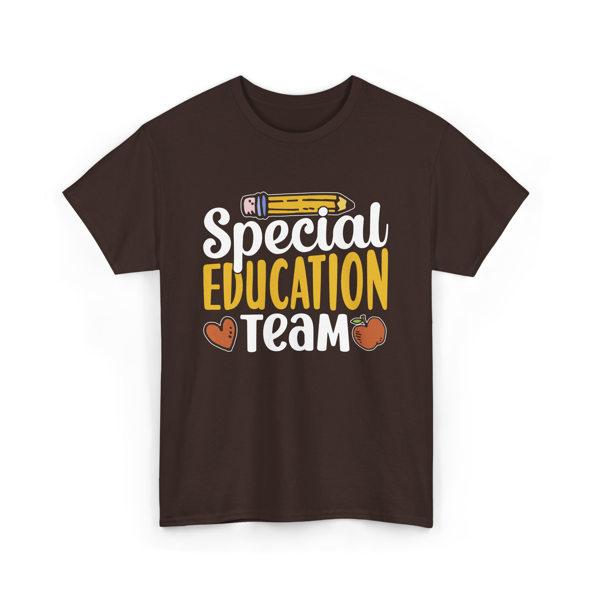 Special Education Team Educators T-Shirt - Dark Chocolate