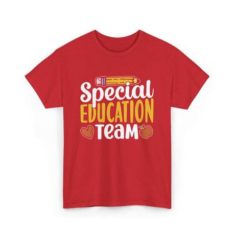 Special Education Team Educators T-Shirt - Red