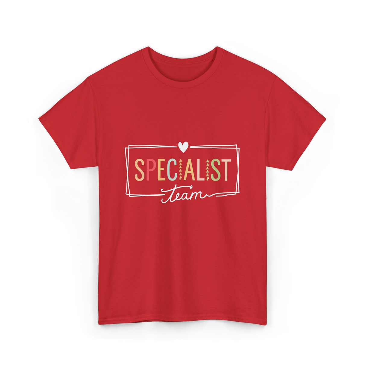 Specialist Team Specialist Teacher T-Shirt - Red