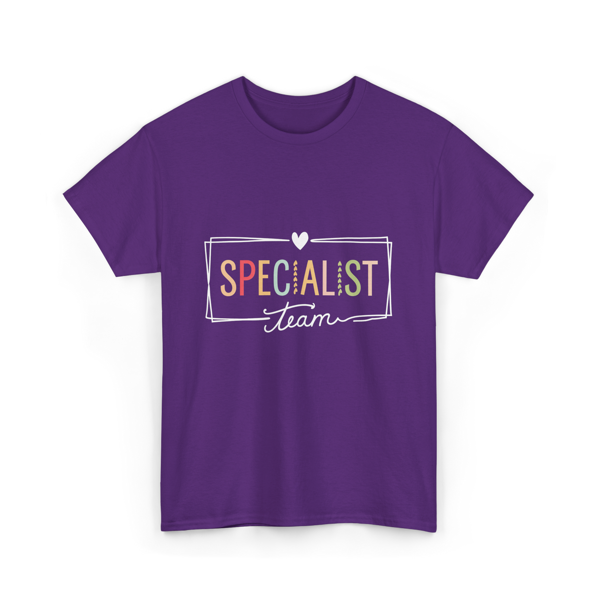 Specialist Team Specialist Teacher T-Shirt - Purple