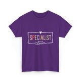 Specialist Team Specialist Teacher T-Shirt - Purple