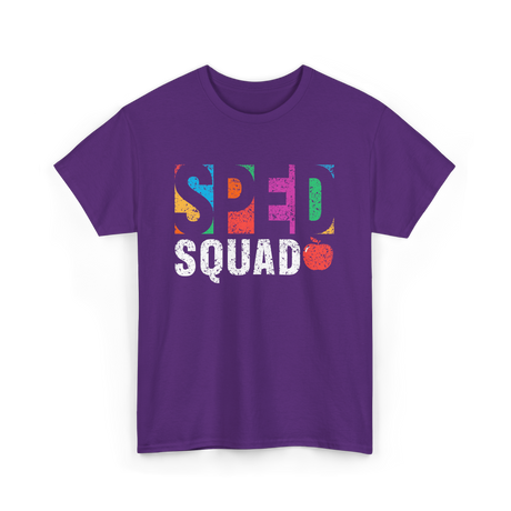 Sped Squad Special Education Awareness T-Shirt - Purple