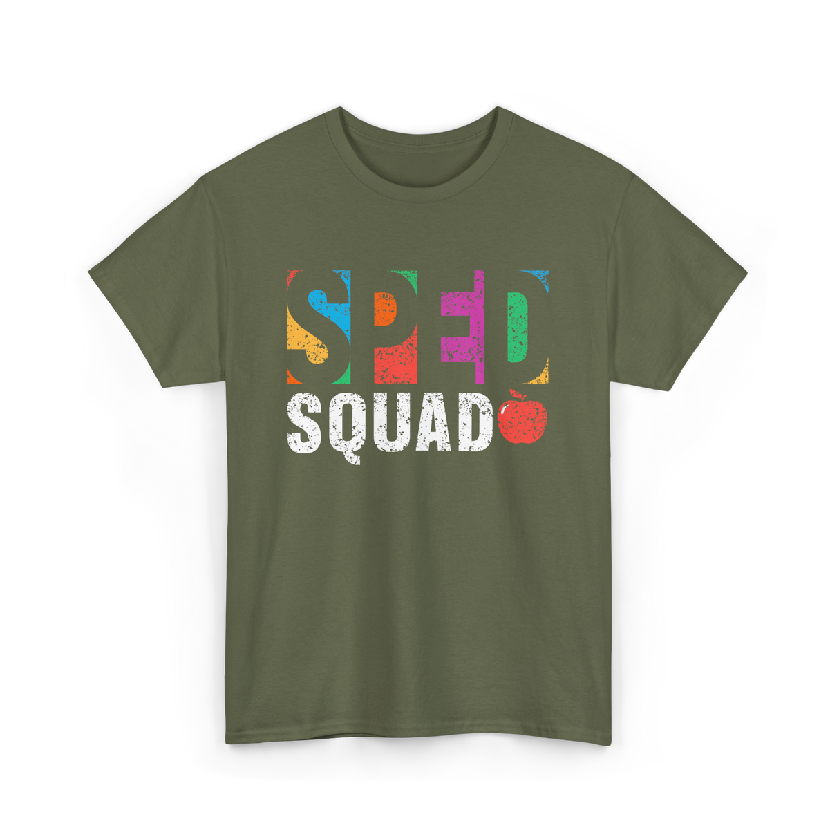 Sped Squad Special Education Awareness T-Shirt - Military Green