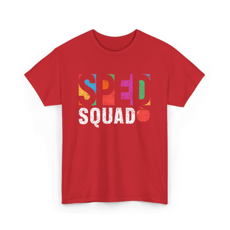 Sped Squad Special Education Awareness T-Shirt - Red