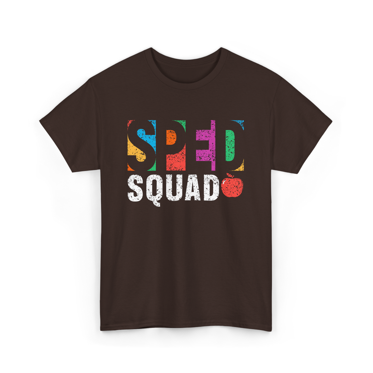 Sped Squad Special Education Awareness T-Shirt - Dark Chocolate