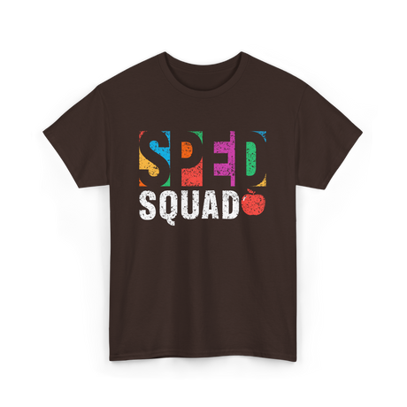 Sped Squad Special Education Awareness T-Shirt - Dark Chocolate