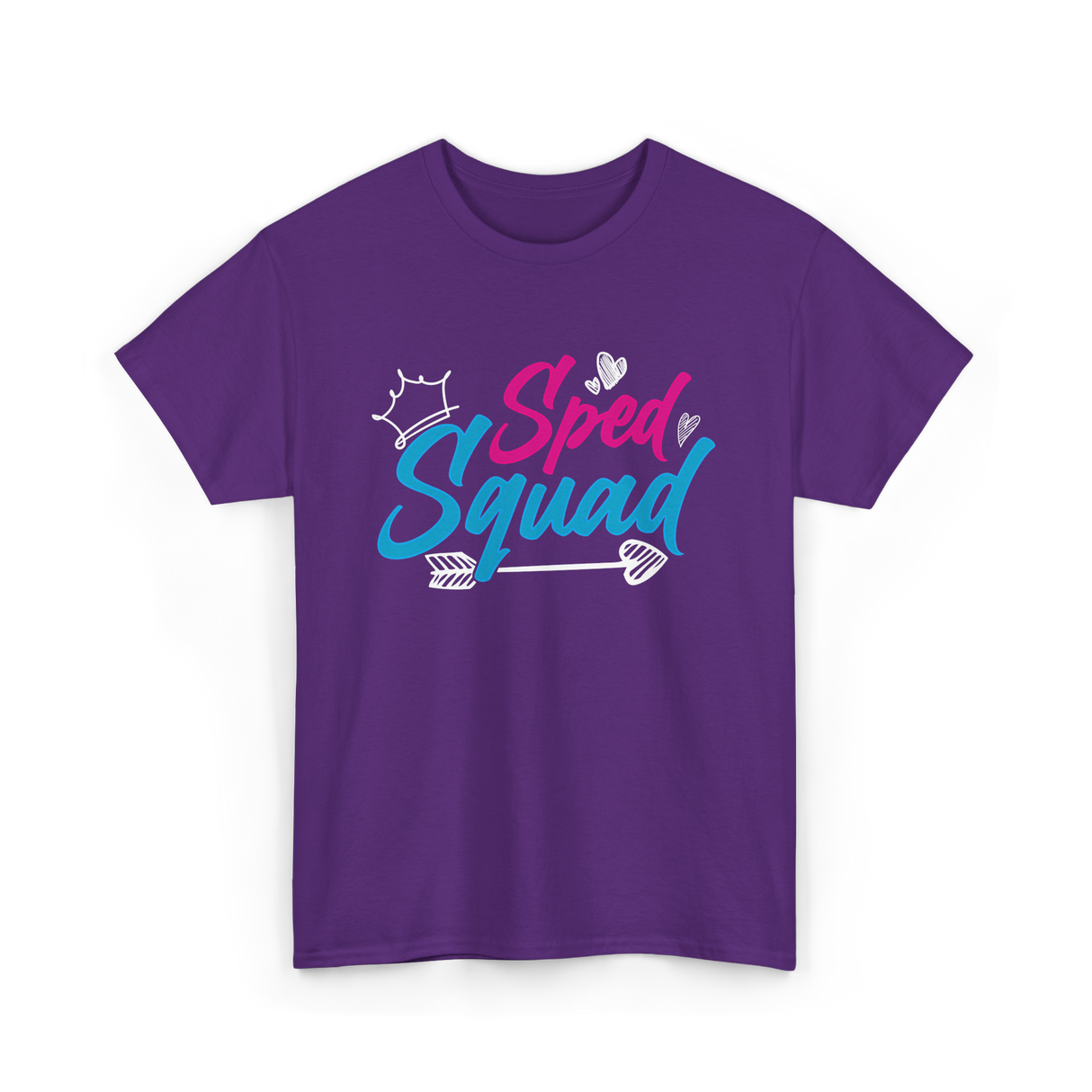 Sped Squad Special Education Teacher T-Shirt - Purple