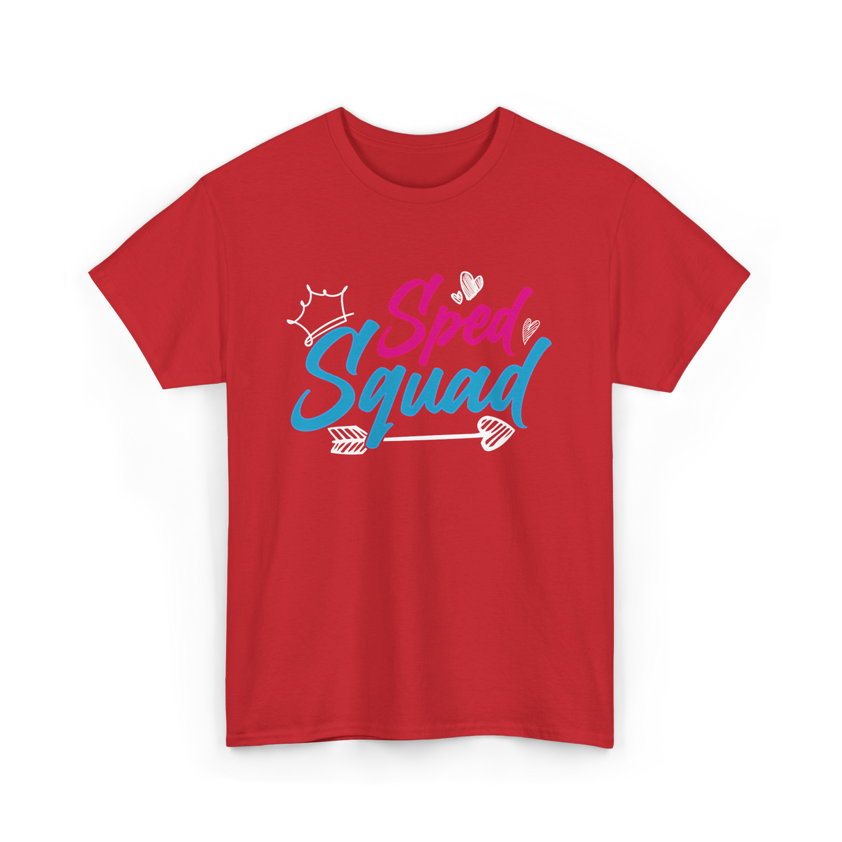 Sped Squad Special Education Teacher T-Shirt - Red