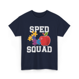 SPED Squad Special Education Teacher T-Shirt - Navy