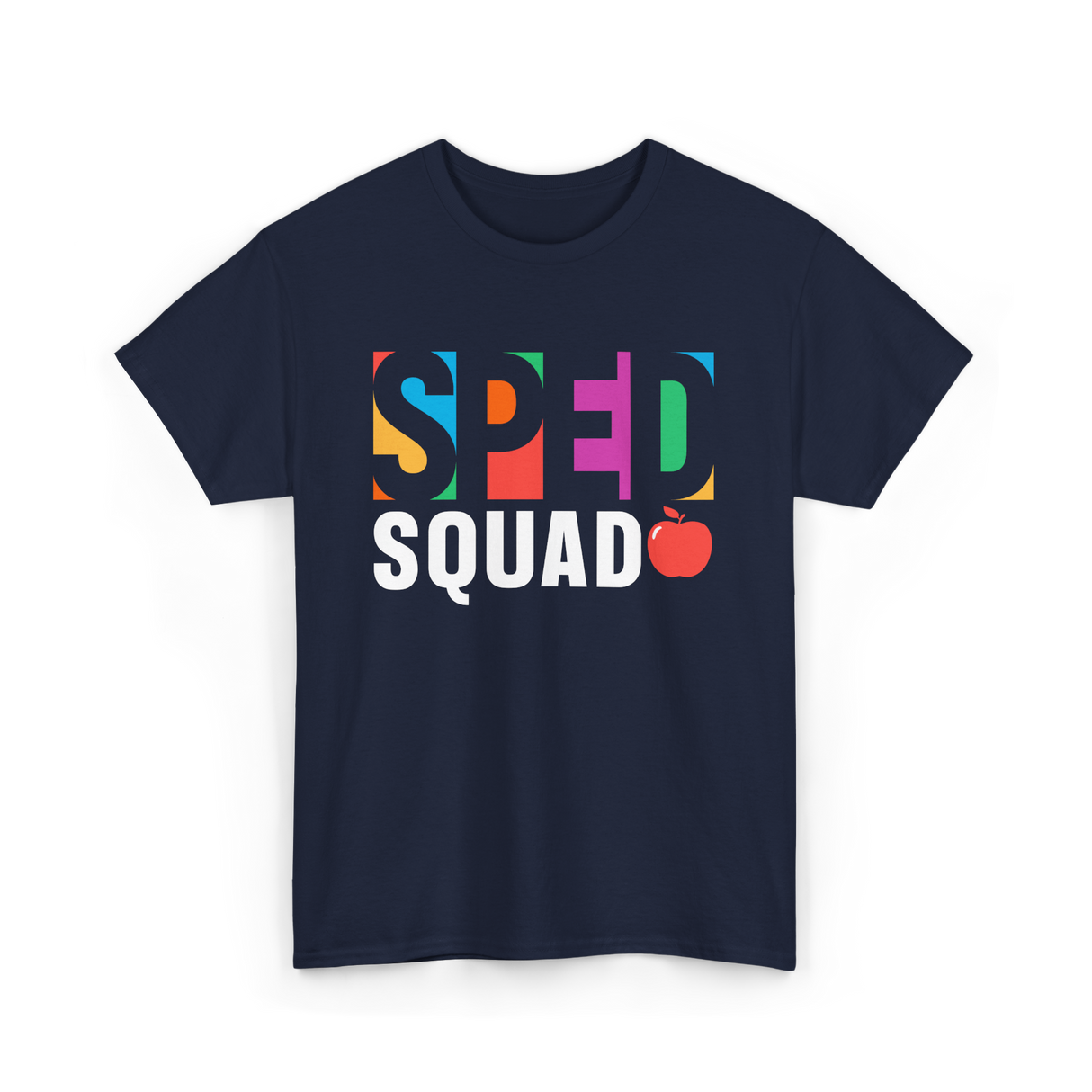 Sped Squad Special Education Teacher T-Shirt - Navy