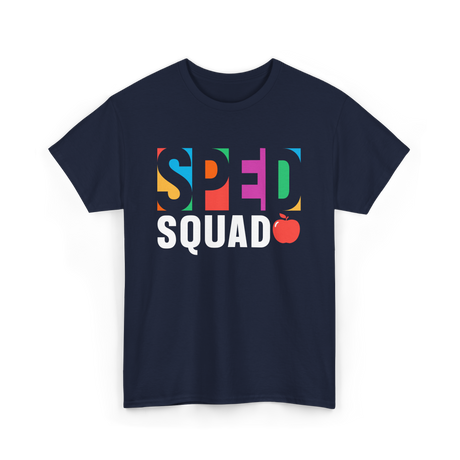 Sped Squad Special Education Teacher T-Shirt - Navy