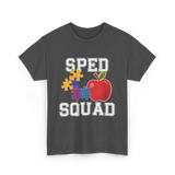 SPED Squad Special Education Teacher T-Shirt - Dark Heather