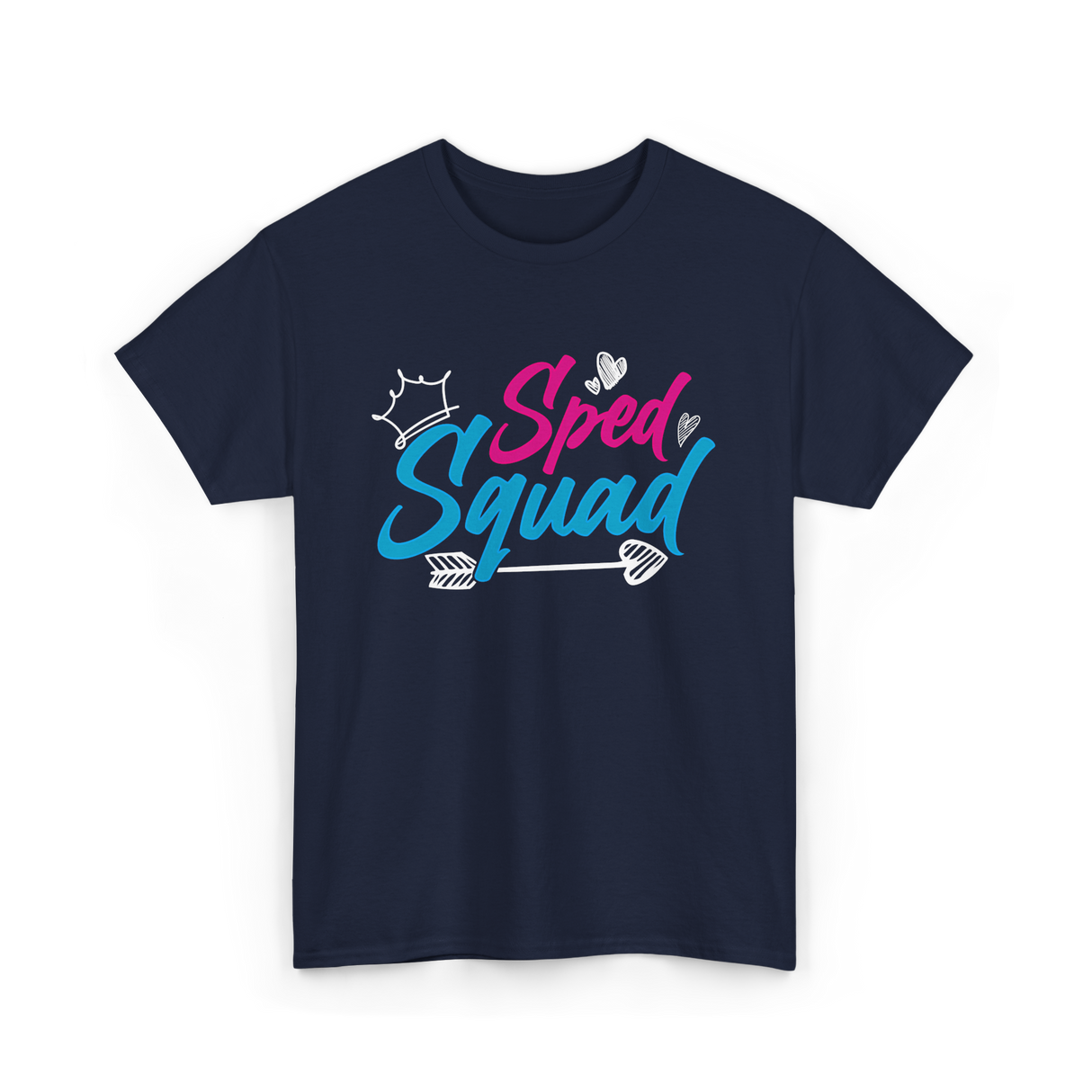 Sped Squad Special Education Teacher T-Shirt - Navy