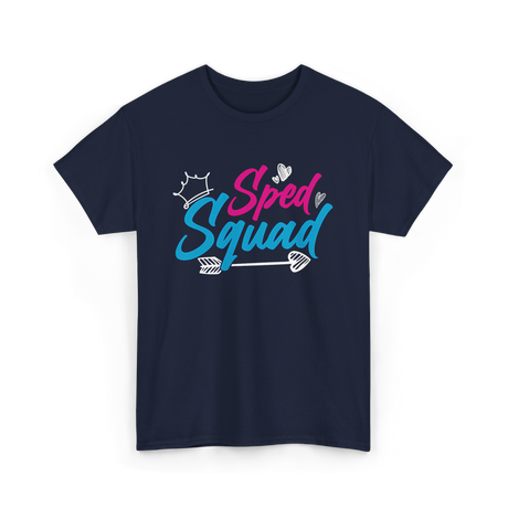 Sped Squad Special Education Teacher T-Shirt - Navy