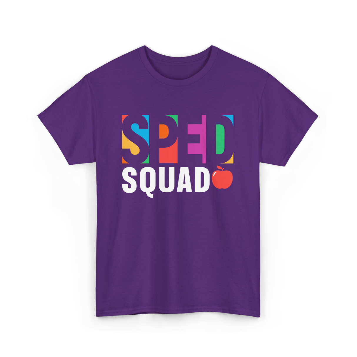 Sped Squad Special Education Teacher T-Shirt - Purple