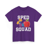 SPED Squad Special Education Teacher T-Shirt - Purple