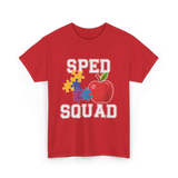 SPED Squad Special Education Teacher T-Shirt - Red